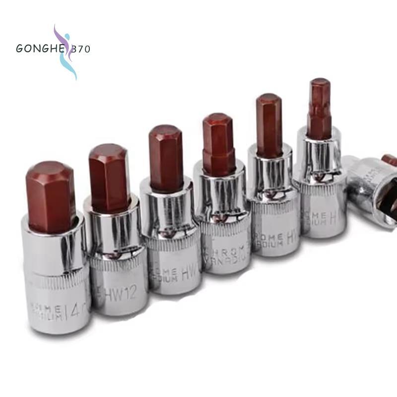 1 / 4 Inch Ổ Số Liệu Lục Giác Chìa Khóa Lục Giác Ổ Cắm Bit Lục Giác H2 H3 H4 H5 H6 H7 H8 H10