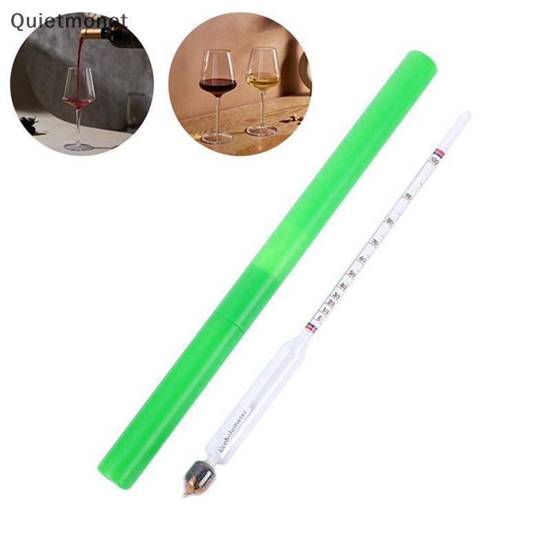 Null 0-100 Độ Thủy Tinh Rượu Rượu Đồng Hồ Đo Nồng Độ Rượu Rượu Rượu Me null