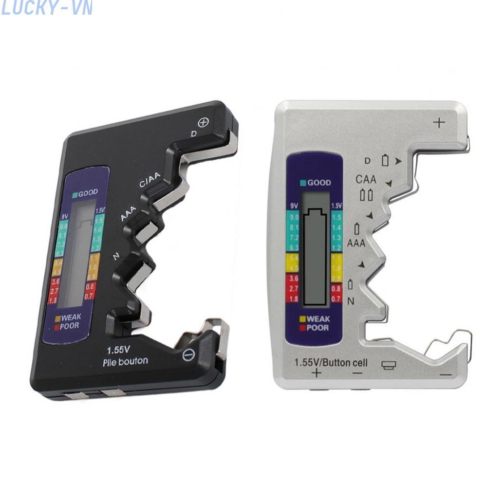 User Friendly Battery Tester with LCD Display for AA AAA C D 9V and Button Cells
