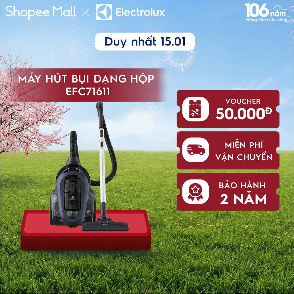 Máy hút bụi Electrolux UltimateHome 700 2000W - EFC71611-Làm sạch tối ưu