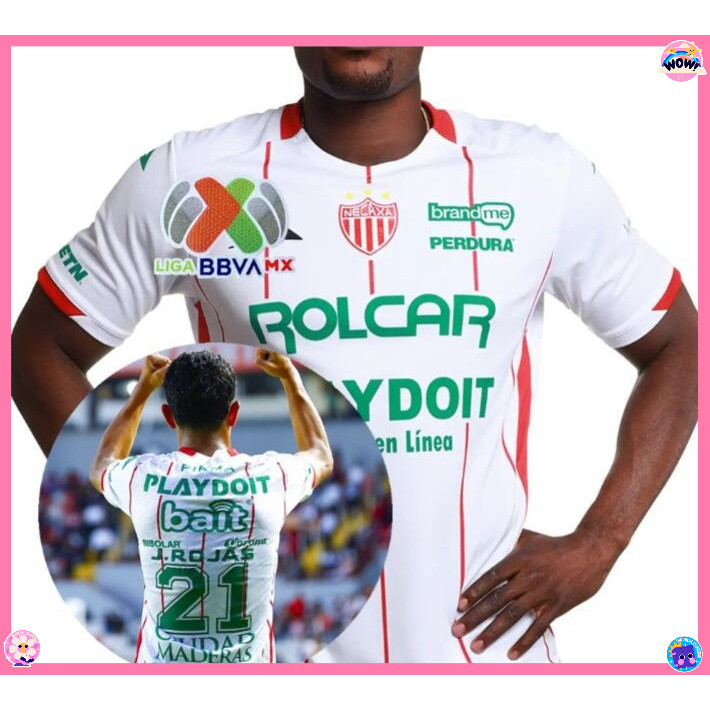 2025-26 Necaxa Away Jersey Phiên bản tùy chỉnh số tên