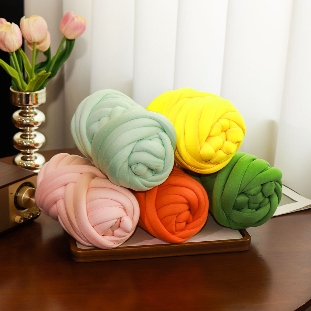 Đầy Cotton Iceland Sợi Dệt Tay Vải Chăn Chủ Đề Túi Đệm Iceland Sợi Bóng Sợi Cực Dày26011306