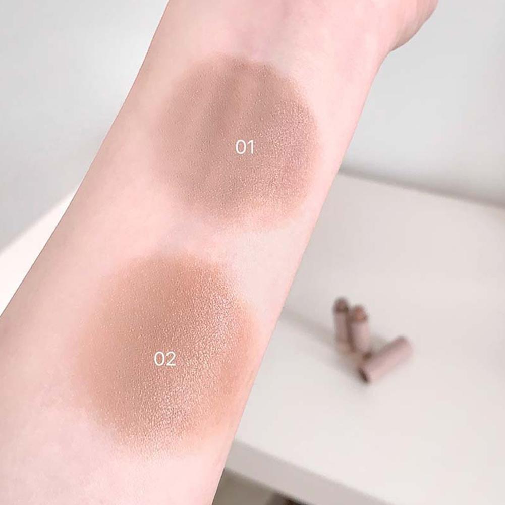Face Highlighter Contour Stick Face Brightens Shades Kem nền trang điểm Longwear Stick 2 màu T3r0