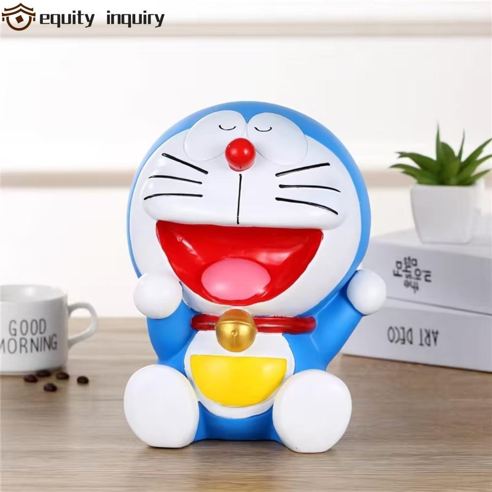 TƯỢNG YÊU THÍCH Hộp đựng tiền Doremon, Tiết kiệm hình xe tăng Mô hình Doremon heo đất, Sáng tạo Anim