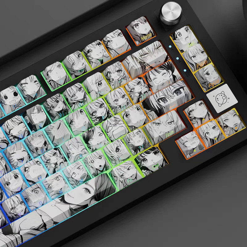 Keycap Anime Manga cherry profile Keycap Wibu truyện tranh bàn phím cơ Mitoby Factory