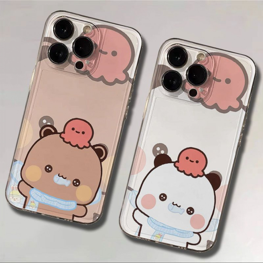 Ốp điện thoại Little Octopus Yier Bubu cho iPhone 17Air / 16 / 15PLUS / 14 / 13pro Max / 12 / 11 / X