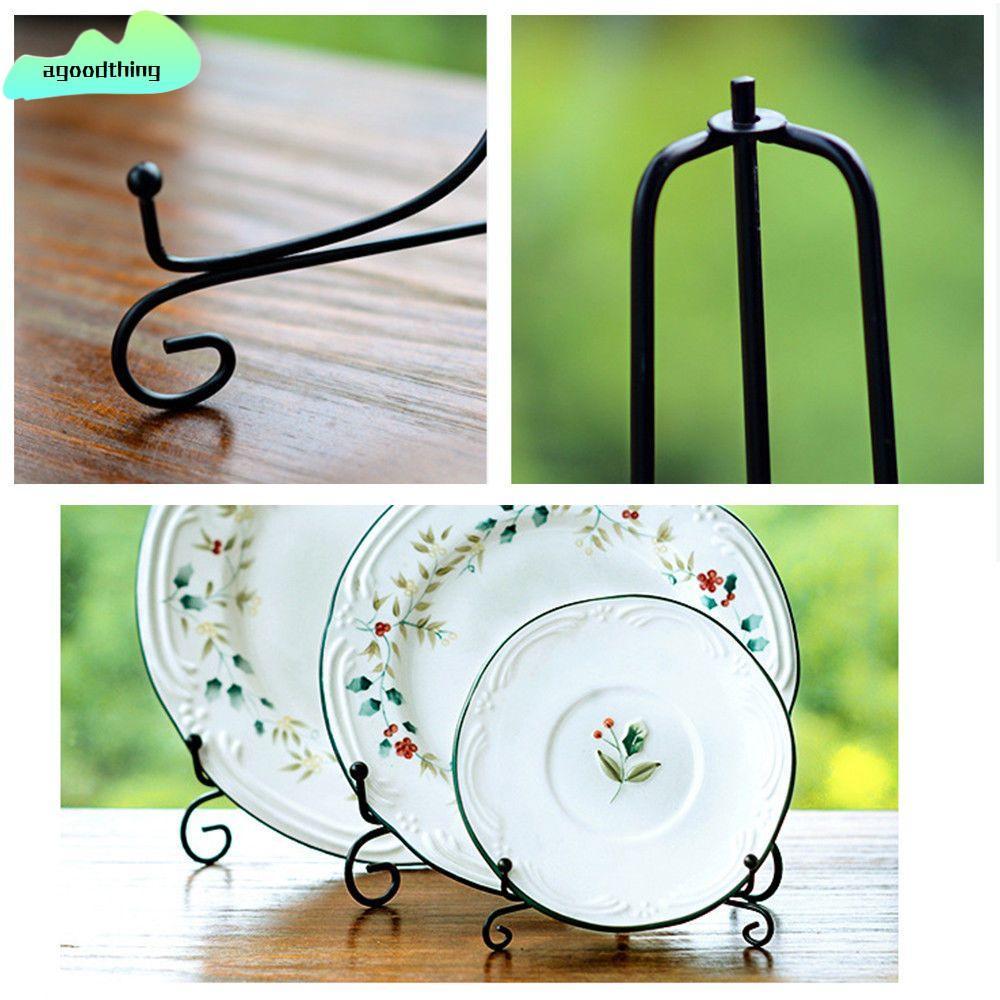 AGOODTHING Display Stand Art Photo Pedestal Book Holder Black Iron