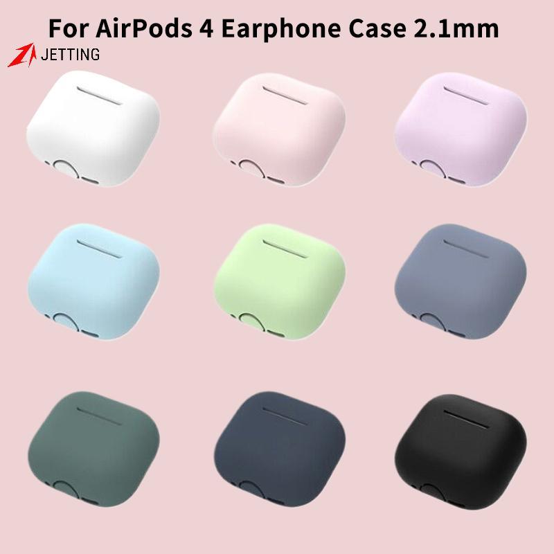 JETTING Vỏ Mới Cho AirPods 4 Vỏ Bảo Vệ Silicon Có Cổng Sạc Chống Bụi Bụi Bẩn Cắm Cho AirPods 4 Vỏ Ta