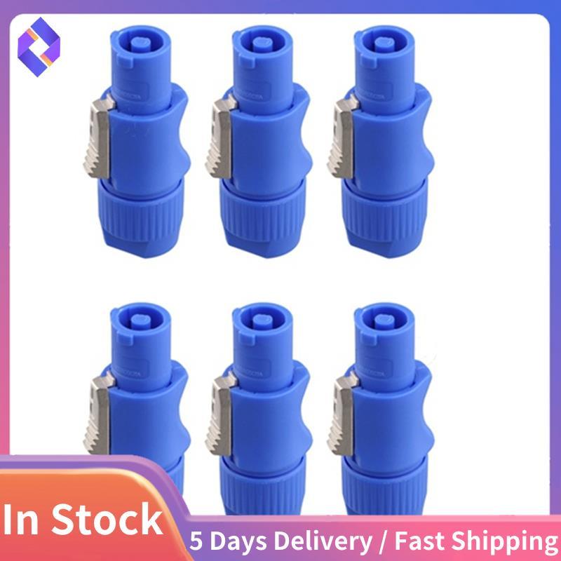Giắc cắm tín hiệu 3 PIN Nam Powercon Connector 6 chiếc cho đèn chùm cho đầu vào nguồn ánh sáng sân k