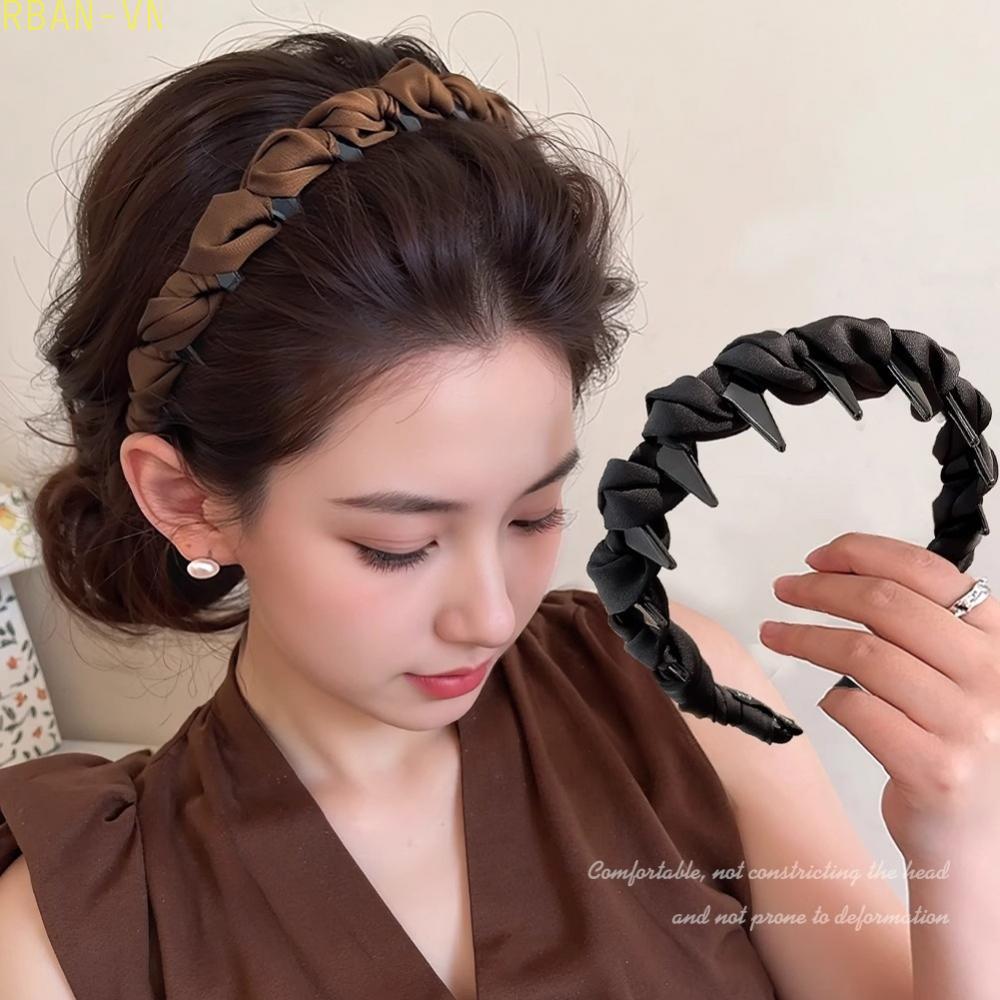 Daily Wear Womens Headband Korean Style High Crown for Slim Face Comfortable Fit