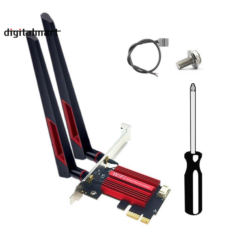 Thẻ chuyển đổi MT7925 WiFi 7 PCI-E Tri Band 2.4G / 5G / 6GHz 5374Mbps BT5.3 Bộ chuyển đổi mạng không