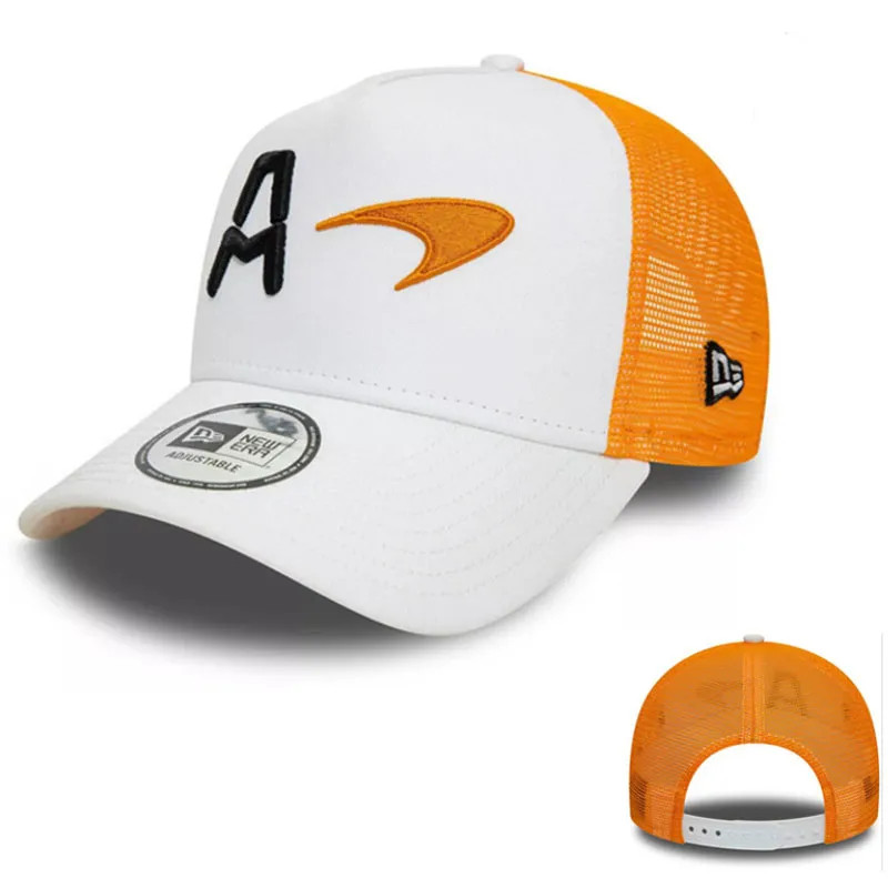 Mũ thể thao McLaren logo, chất lượng cao, thêu nặng, điều chỉnh được, unisex, dùng ngoài trời