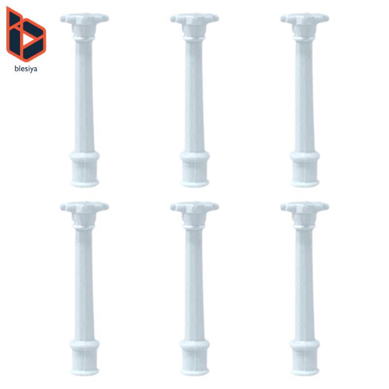 6x Tượng Cột La Mã Thu Nhỏ Tượng Cổ Điển Hy Lạp Vintage DIY Trang Trí