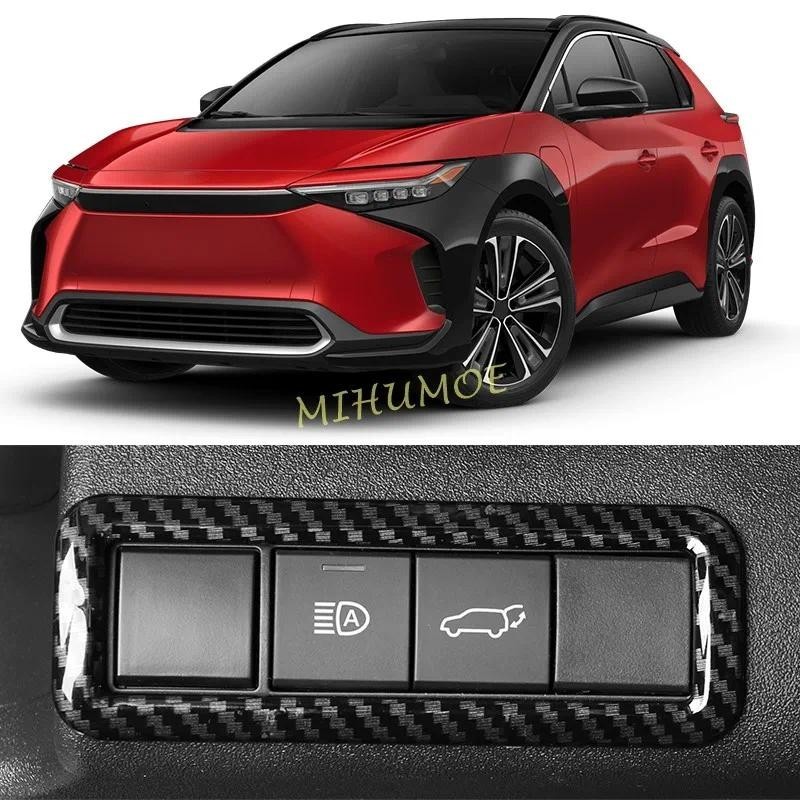Cho 2023-2025 Toyota bZ4X Subaru Solterra Nội Thất Ô Tô Trung Tâm Điều Khiển Ánh Sáng Công Tắc Trang