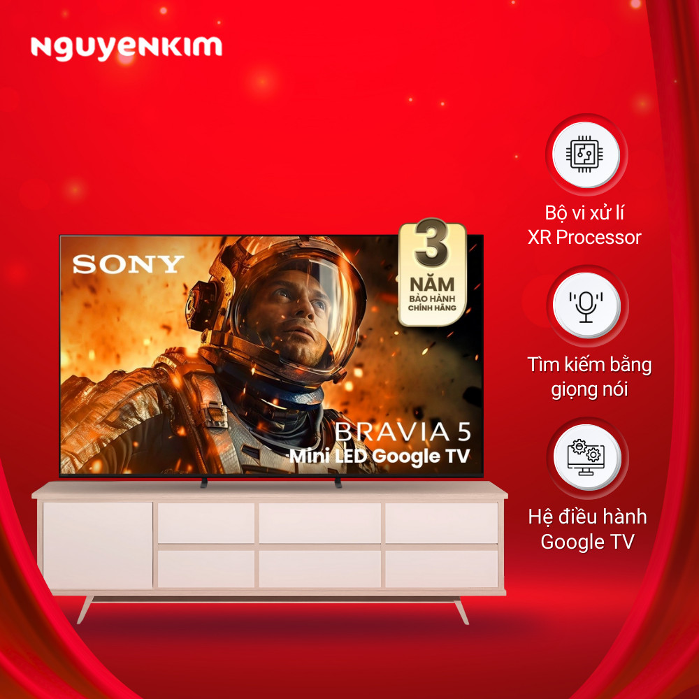 Sony Google TV Mini LED BRAVIA 5 85 inch K-85XR50