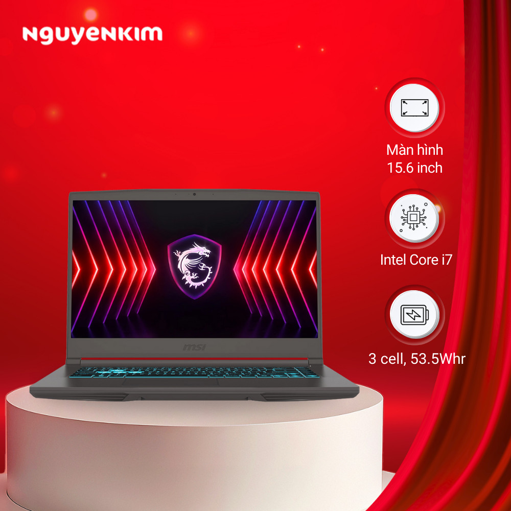Laptop MSI Gaming Thin 15 i7-13620H/16GB/512GB/Win11 (B13UC-1411VN)