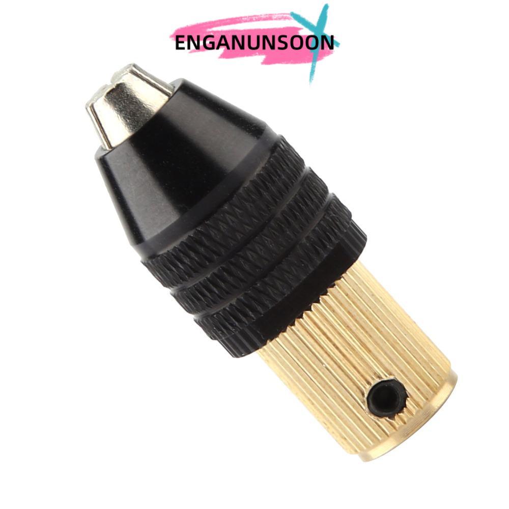 ĐNGANUNSOON Tự săn chắc Chuck, Công suất kẹp 0,3-3,4mm Phụ kiện máy khoan điện Mini ba mảnh thẳng, B