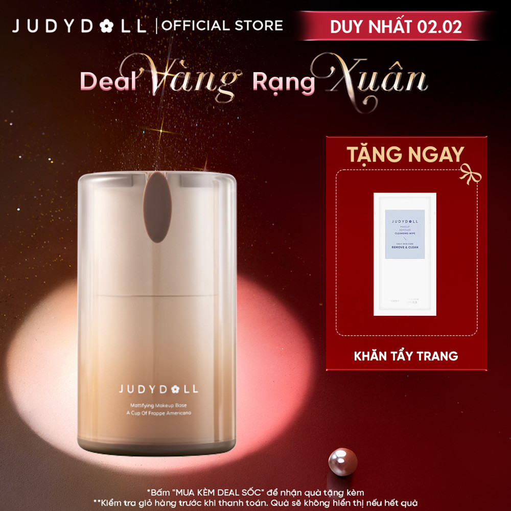 Kem Lót Kiềm Dầu JUDYDOLL Mattifying Makeup Base Nâng Tông Mờ lỗ chân lông Ẩm mịn Giữ nền lâu trôi C