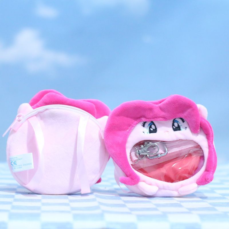 Premium In-Stock#Cute Pony Coin Purse Pendant Crossbody Bag Plush Toy Doll Bag Charm Keychain Doll1D
