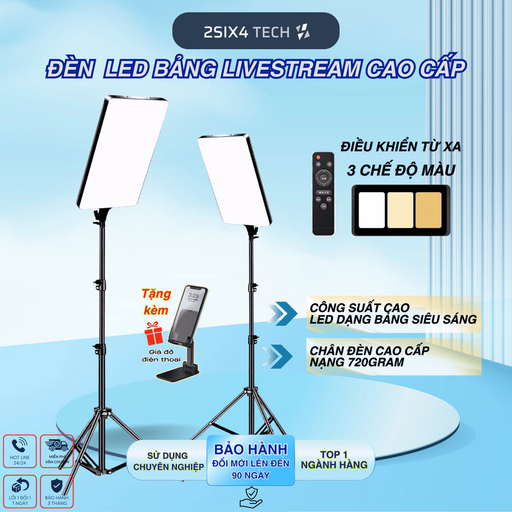 Đèn Led Bảng Livestream RL24/RL16 - Trợ Sáng Livestream, Quay Video, Chụp Ảnh Studio Chuyên Nghiệp 2