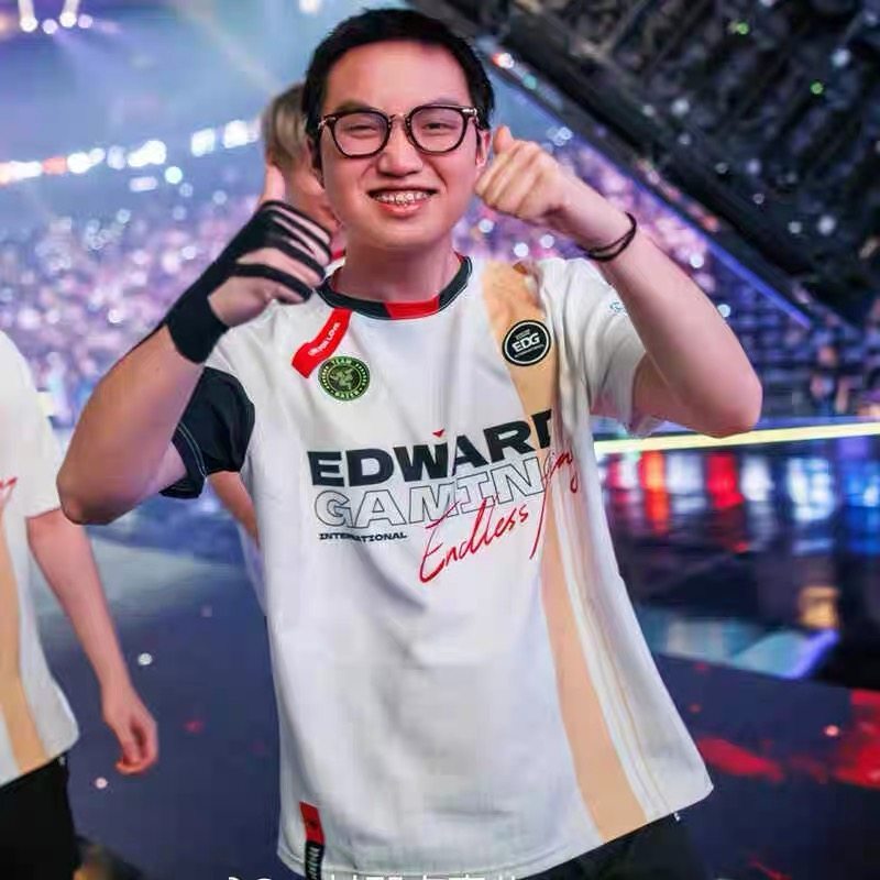 EDG Team Hợp đồng không sợ hãi Seoul Trò chơi toàn cầu Áo thun ngắn tay Valorant zmjjkk Đồng phục th