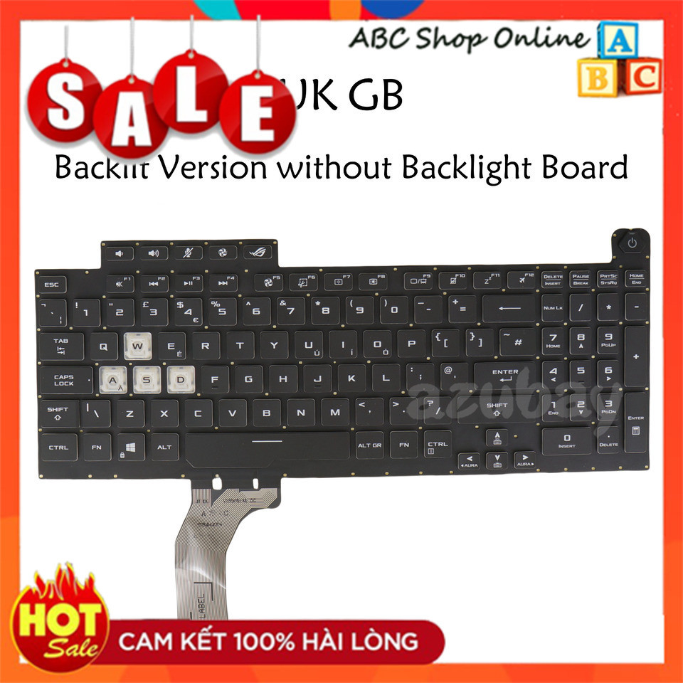 Bàn Phím Keybaord Laptop Asus ROG Strix G712LU G712LV G731GU G731GV G731GT G731GW G731 G731GT G731GU