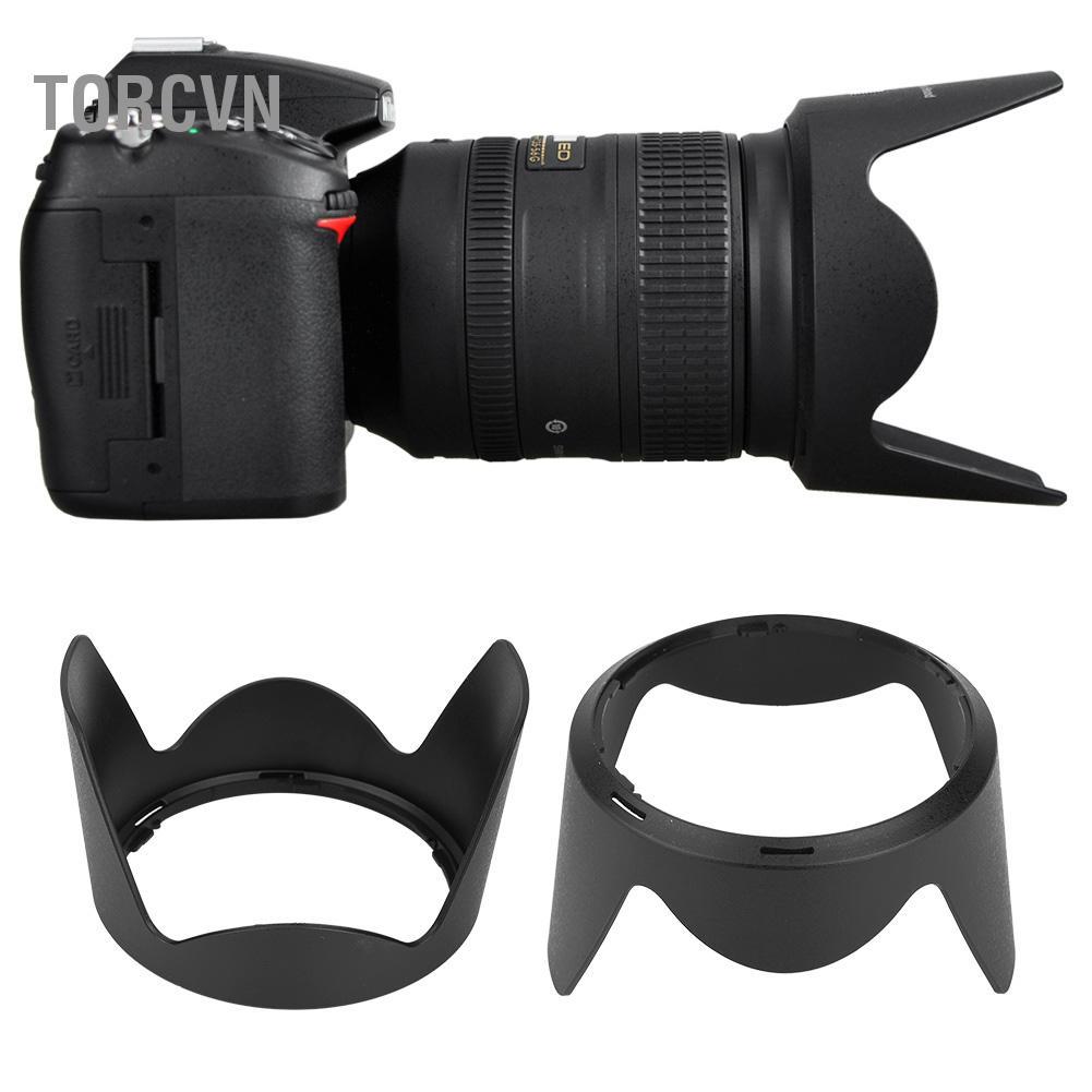 Torcvn Nắp che ống kính máy ảnh chống ánh sáng cho Nikon 18-300mm