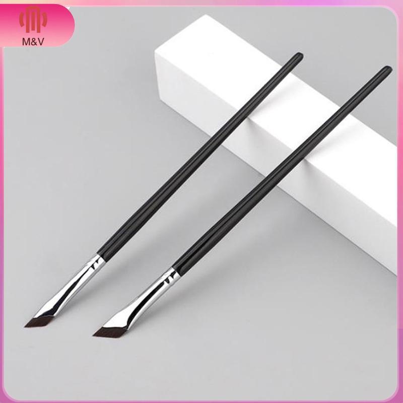 M & V Nâng cấp Blade Eyeliner Brush Ultra Thin Fine Angle Flat Eyebrow Brush Under The Eyes Place Ma