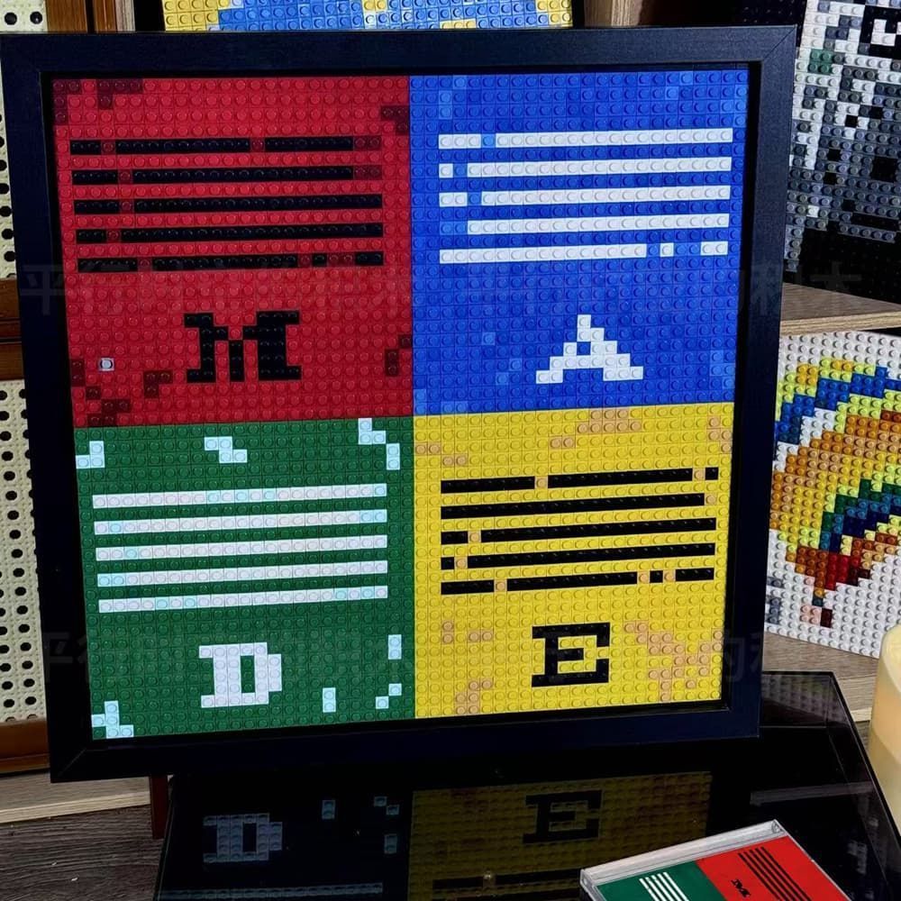 BIGBANG "MADE" album treo tường tranh ghép thủy triều chơi tranh khối xây dựng nghệ thuật