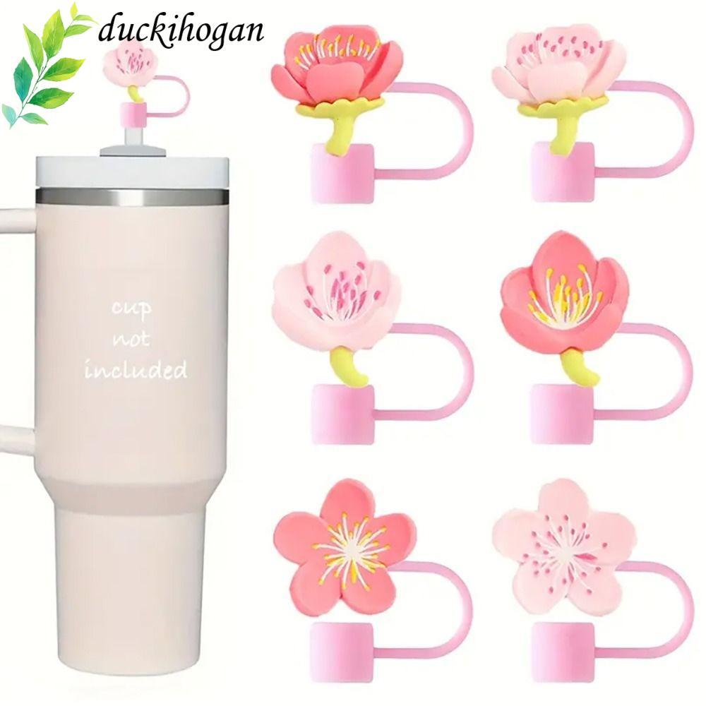 DUCKIHOGAN Ống Hút Topper, Niêm Phong Tốt Ống Hút Hoa Nắp, Đồ Dùng Dự Tiệc Nhỏ Gọn Chống Bụi Ống Hút