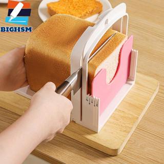 [BIGHSM] Máy thái bánh mì nướng có thể gập lại Giá đỡ máy cắt bánh Sandwich bằng nhựa Khuôn cắt bánh mì Ra Dụng cụ làm bánh Tiện ích nhà bếp