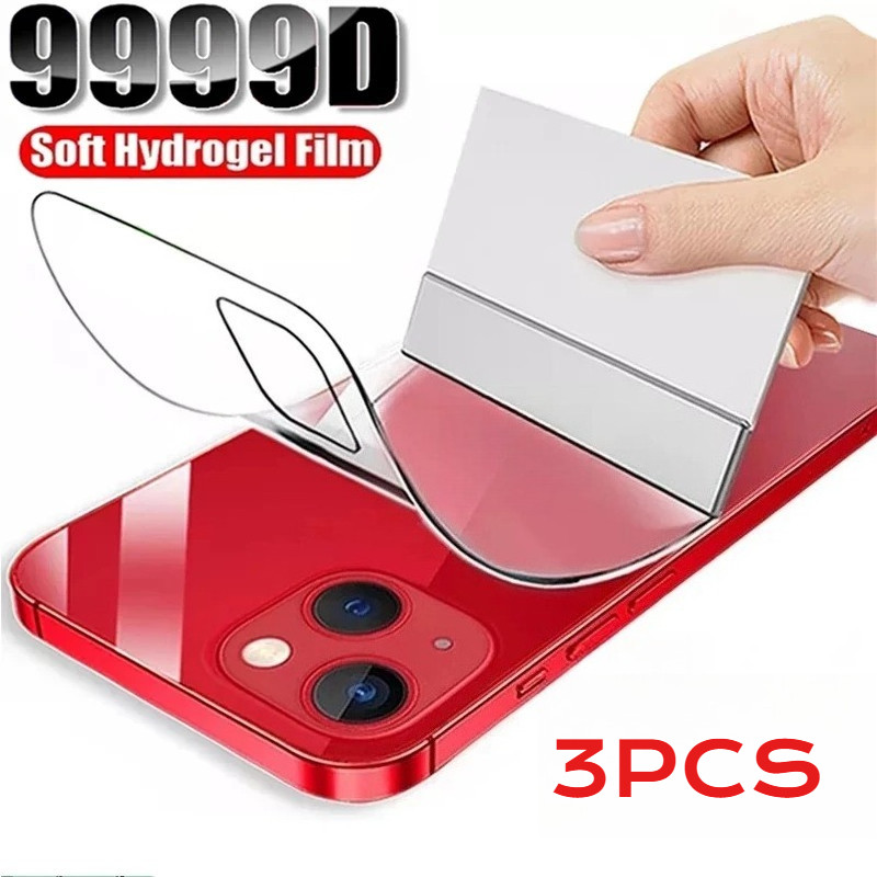 1-3 Chiếc Mặt Sau Bảo Vệ Matte Frosted Hydrogel Cho APPle iPhone 15 14 13 Mini Plus Pro Max Dán Phụ 