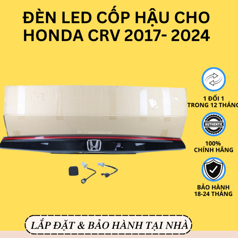 NEW 2026  Đèn Led Cốp Hậu Cho Honda CRV 2017- 2024  | Phụ Kiện Chính Hãng