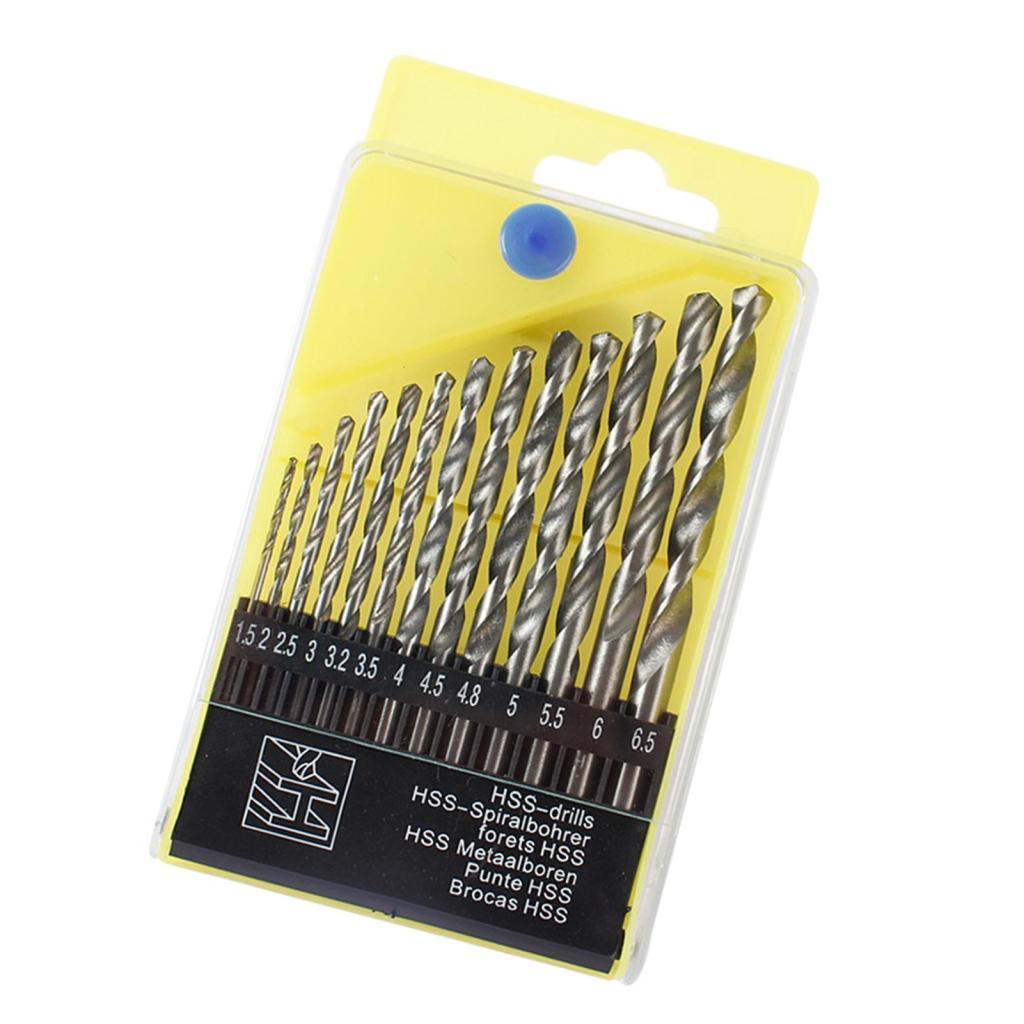 Ffggg Garosa 14 Mũi Khoan Bộ Thép Tốc Độ Cao 135 Độ Chia Điểm Jobber Chiều Dài Xoắn Cho Kim Loại Cứn