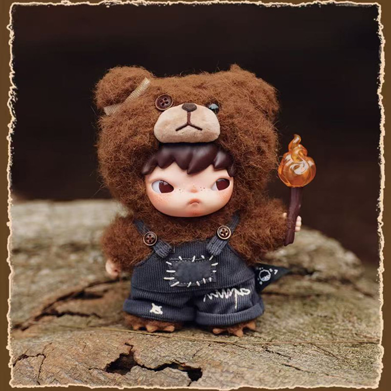 Đồ chơi móc khóa búp bê sang trọng Hirono Living Wild