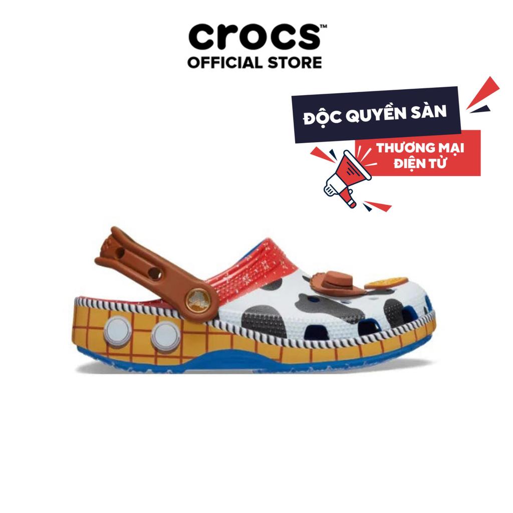 [SẢN PHẨM ĐỘC QUYỀN SÀN TMĐT]Giày Clog Trẻ Em Crocs Toddler Classic Toy Story Woody - Blue Jean - 20