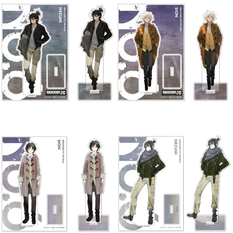 Standee Anime No.6 Mô Hình Acrylic Nhân Vật Shion Nezumi Trang Trí Bàn Làm Việc 15cm Quà Tặng Fan Ma