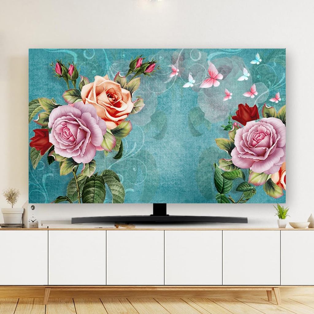 Vỏ TV Che Bụi Phòng Ngủ Phòng Khách In Hình Nghệ Thuật Trang Trí 32 -80Inch Tivi Trong Nhà / Bảo Vệ 
