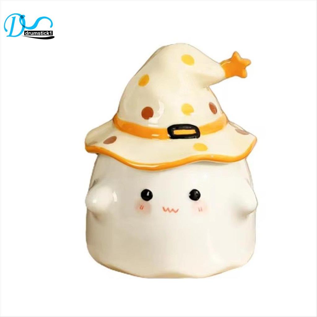Halloween Cốc Halloween Ma Họa Tiết Cốc Ma Họa Tiết Ma Cốc Gốm Ma Cốc Có Nắp Dễ Thương 350ML Cho Hal