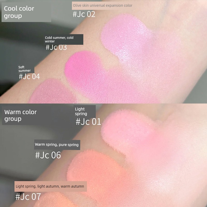 Cà phê Fig Cơm ngonAtzk Liquid Blush Liquid Expansion Shrink Contouring Brightening Blush Purple azt