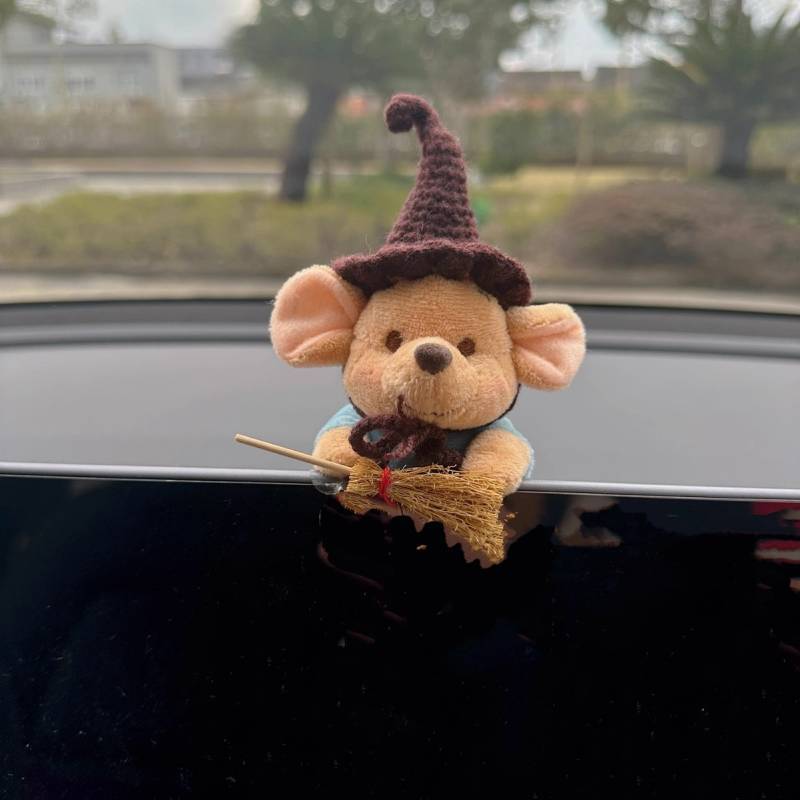 Harry Potter Wizard Hat Adzuki Beans Central Control Decoration Plush Doll Display Screen Car Decora