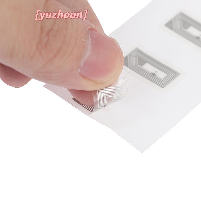 [yuzhoun] 100 Chiếc NFC Chip Ntag213 Stier Wet Inlay 2 * 1cm 13,56 MHz Thẻ Nhãn RFID NTAG213