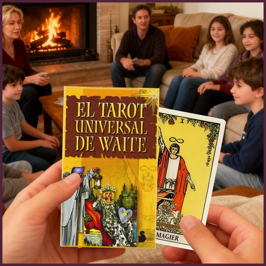 Bộ bài Tarot Tây Ban Nha Vận may Trò chơi kể chuyện Bói toán cổ điển Thẻ bài Tarot dành cho Thiền Cu