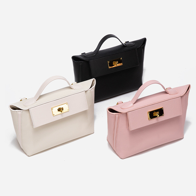 Thời Trang Mới Hợp Thời Trang Túi Bánh Bao Nữ Cao Cấp Cảm Thấy Emma Túi Cánh Di Động 2424 Túi Đeo Va