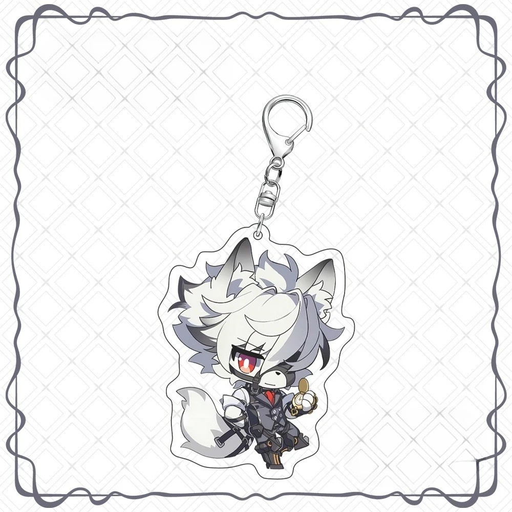 Móc khóa Zenless Zone Zero ZZZ mô hình Ellen Joe Von Lycaon mica acrylic trong suốt in hình chibi ga