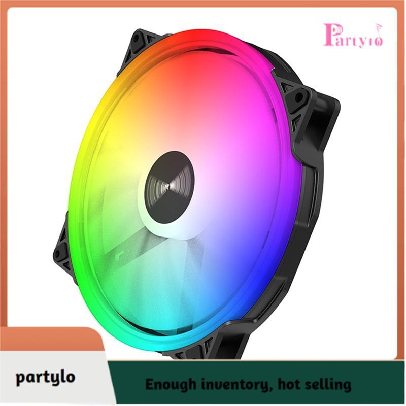 [partylo] Quạt Vỏ Máy Tính FD200 200 Mm Âm Lượng Không Khí Cao 5Pin Quạt Làm Mát Yên Tĩnh 20cm ARGB 