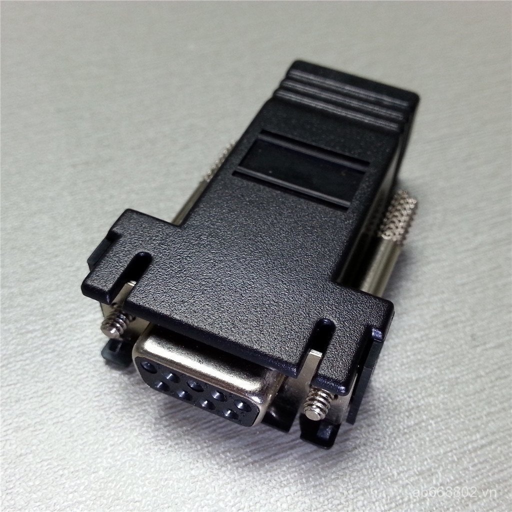 Đen d-sub9 Nữ đến rj45 Cổng Lưới Nữ d-sub9 Nữ đến rj45 Cổng Lưới Nữ AGFW