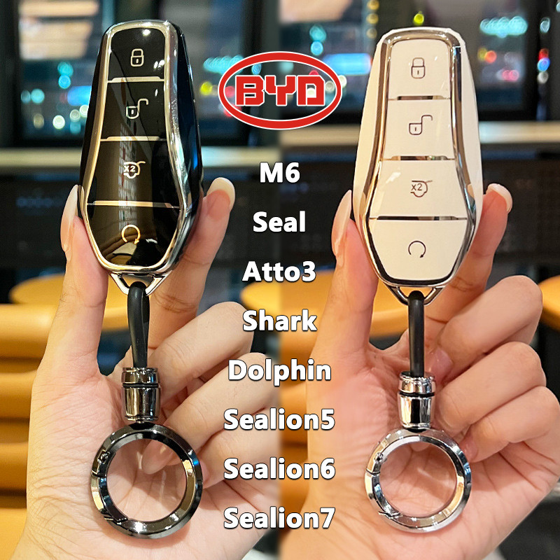 BYD Atto 3 Seal Shark Dolphin Sealion 5 Sealion 6 Sealion 7 M6 hộp đựng chìa khóa xe BYD Sealion Vỏ 