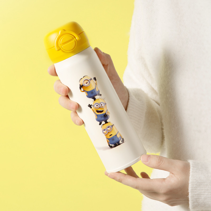 Dòng sản phẩm Little Yellow Man Big Eye dễ thương | Alipay Touch | Cốc giữ nhiệt nảy đồng thương hiệ