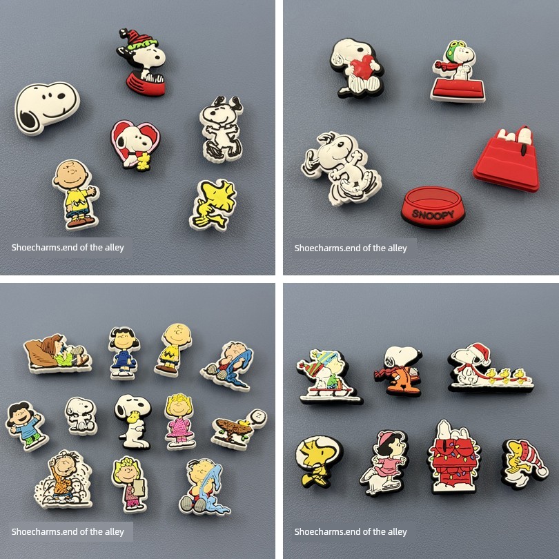 Lỗ Giày Phụ Kiện Thích Hợp Cho Crocs Phụ Kiện Lỗ Giày Hoa DIY Snoopy Kết Hợp Khóa Giày Chất Lượng Kế